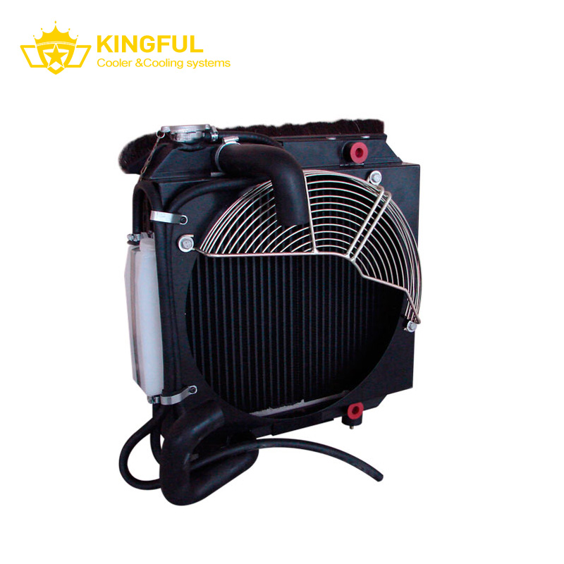 Agricultural machinery radiator